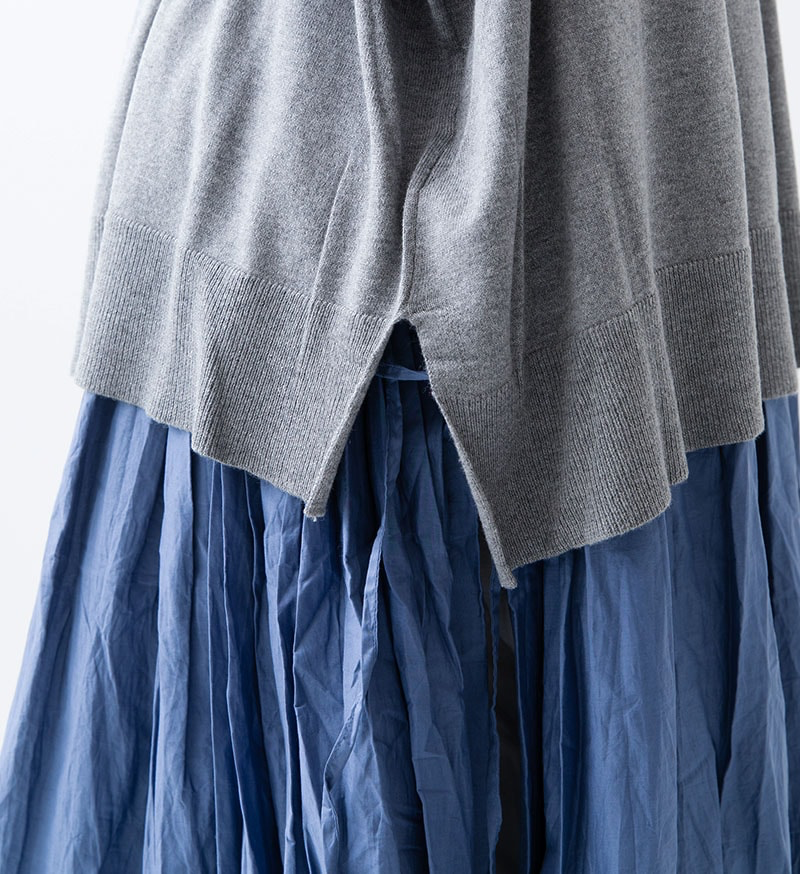 Veritecoeur Cotton-Silk-Cashmere 2Way Cardigan