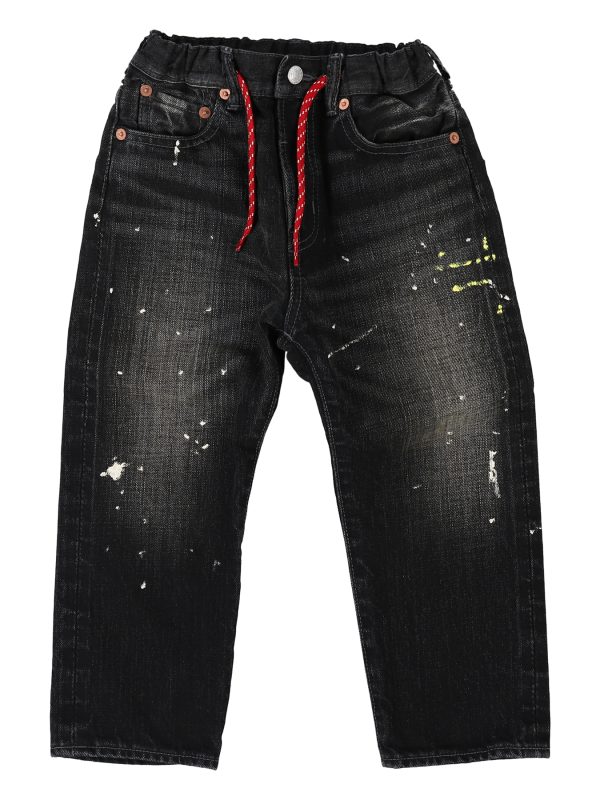 DD Kids Black Denim Easy Pants