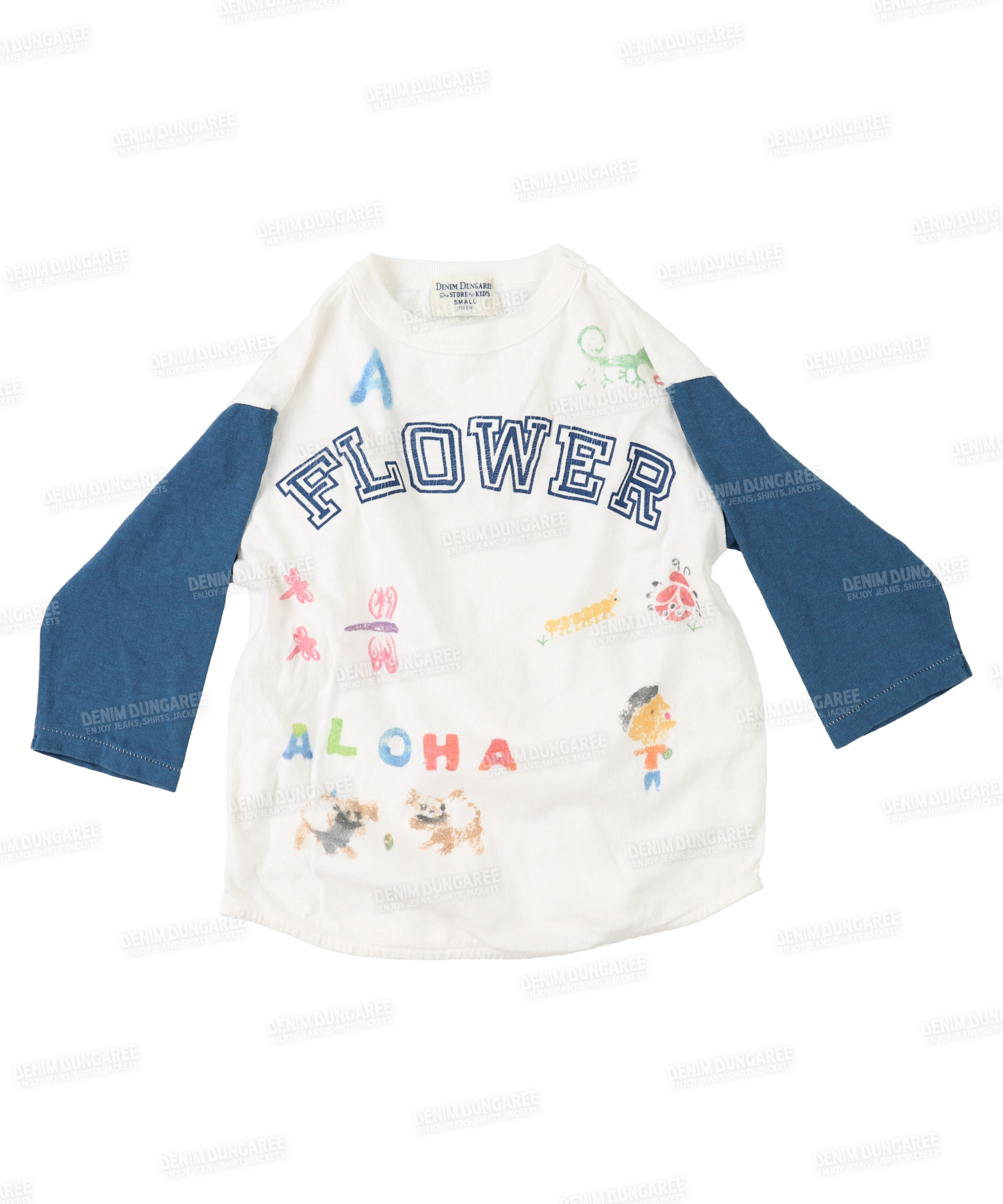DD KIDS Vintage Tompkin Denjiku FLOWER T