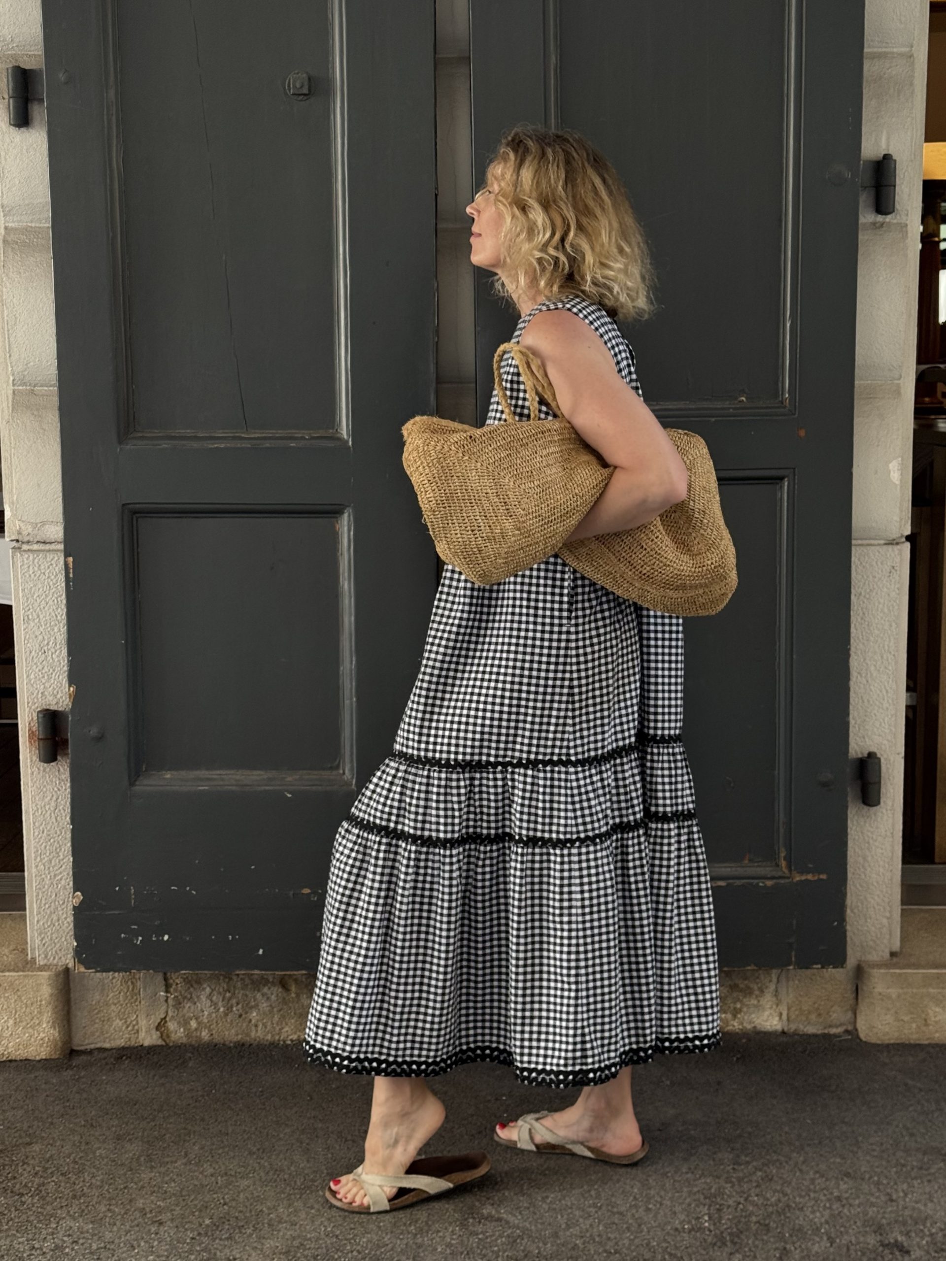Rick Rack Tape and Tiered Dress