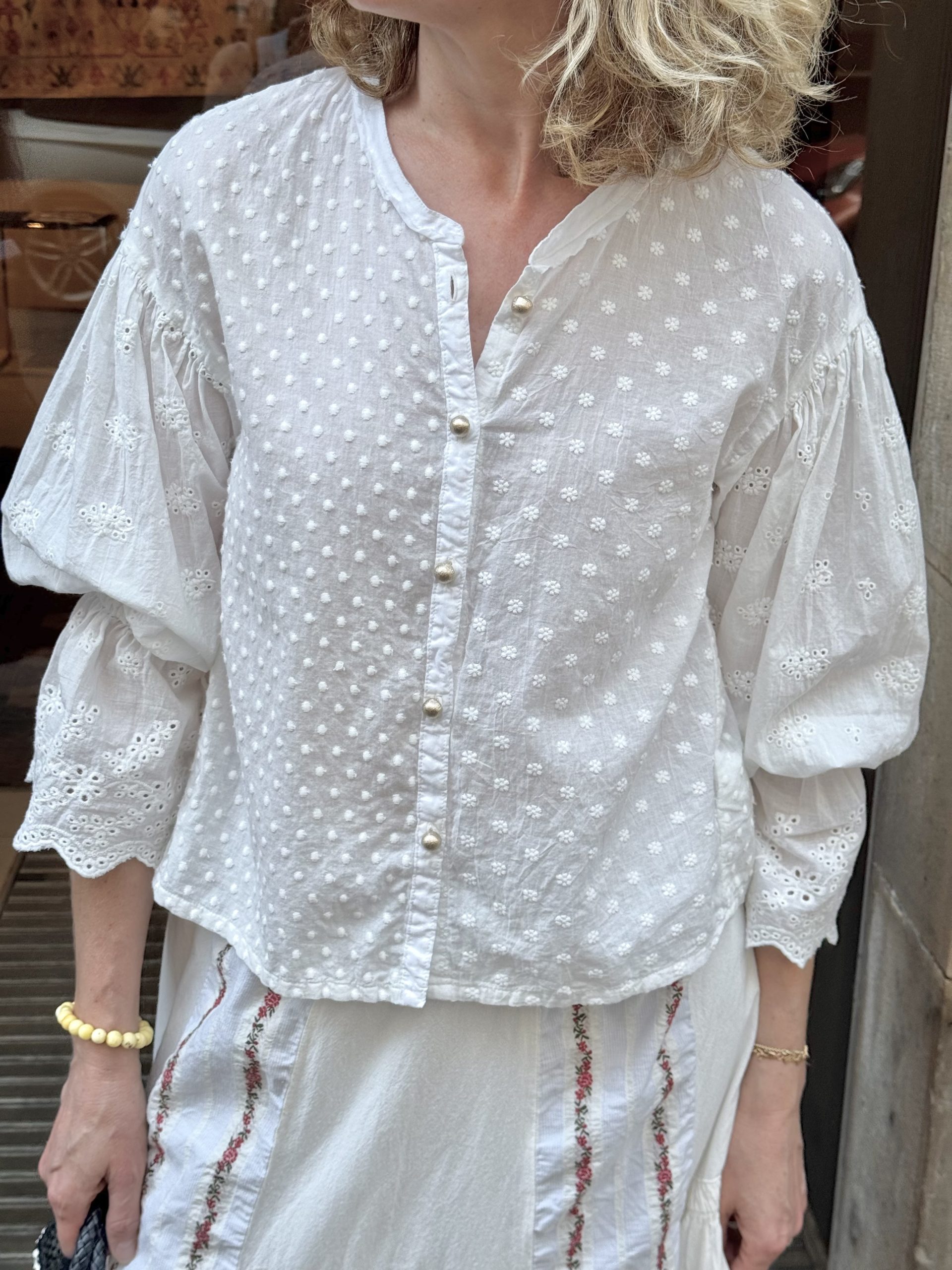 Dot Loan Blouse
