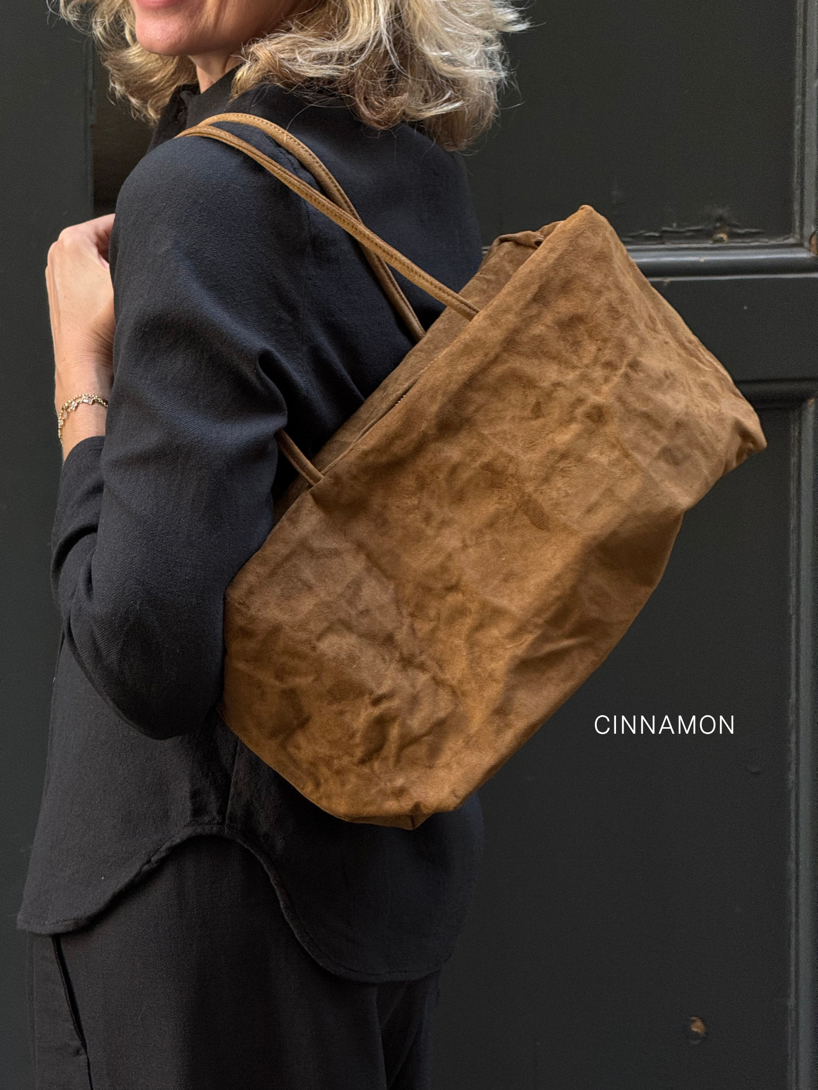 ZILLA Suede Small Duffle Bag
