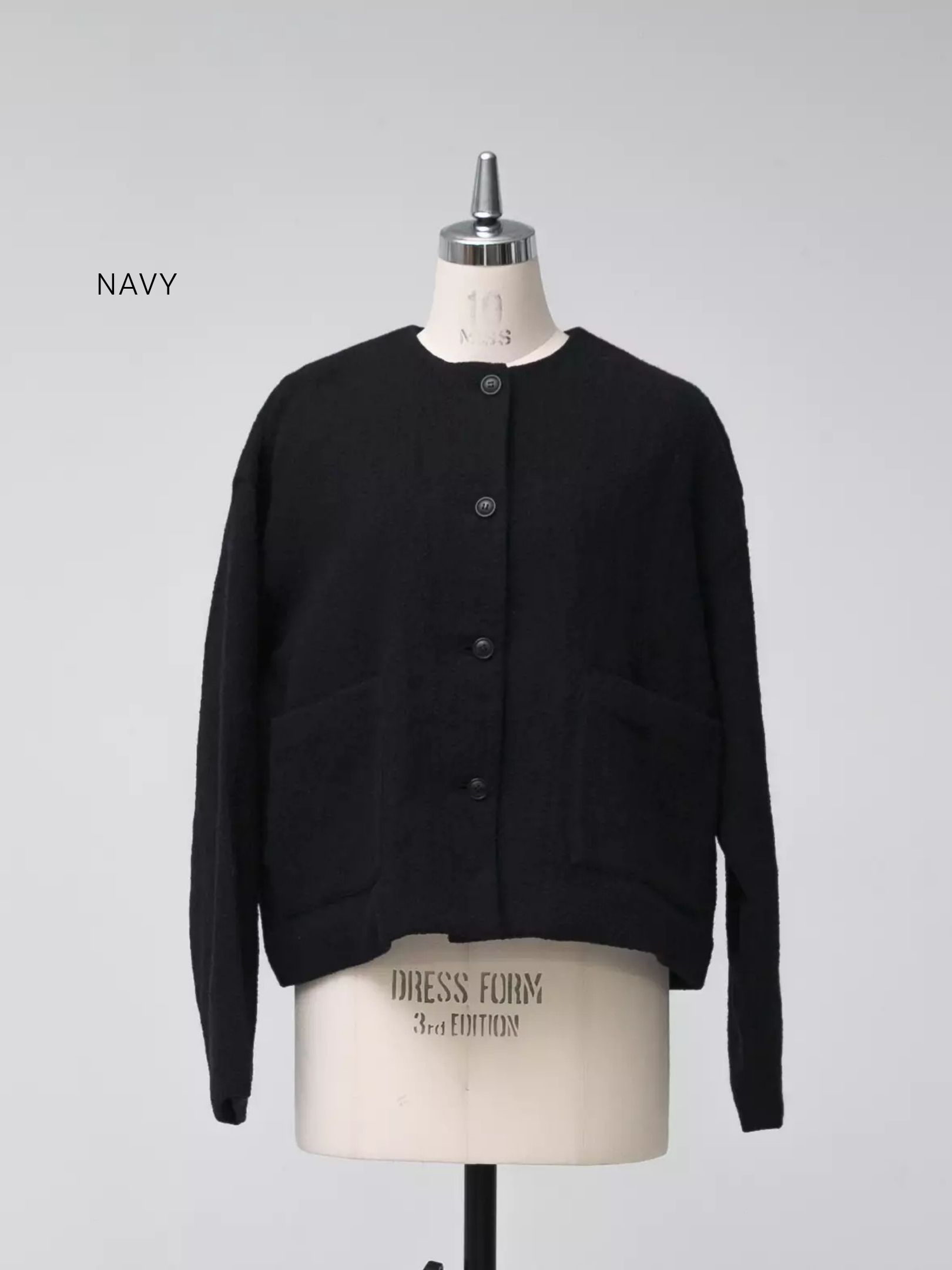 KAGURE Bumpy Wool Linen Jacket