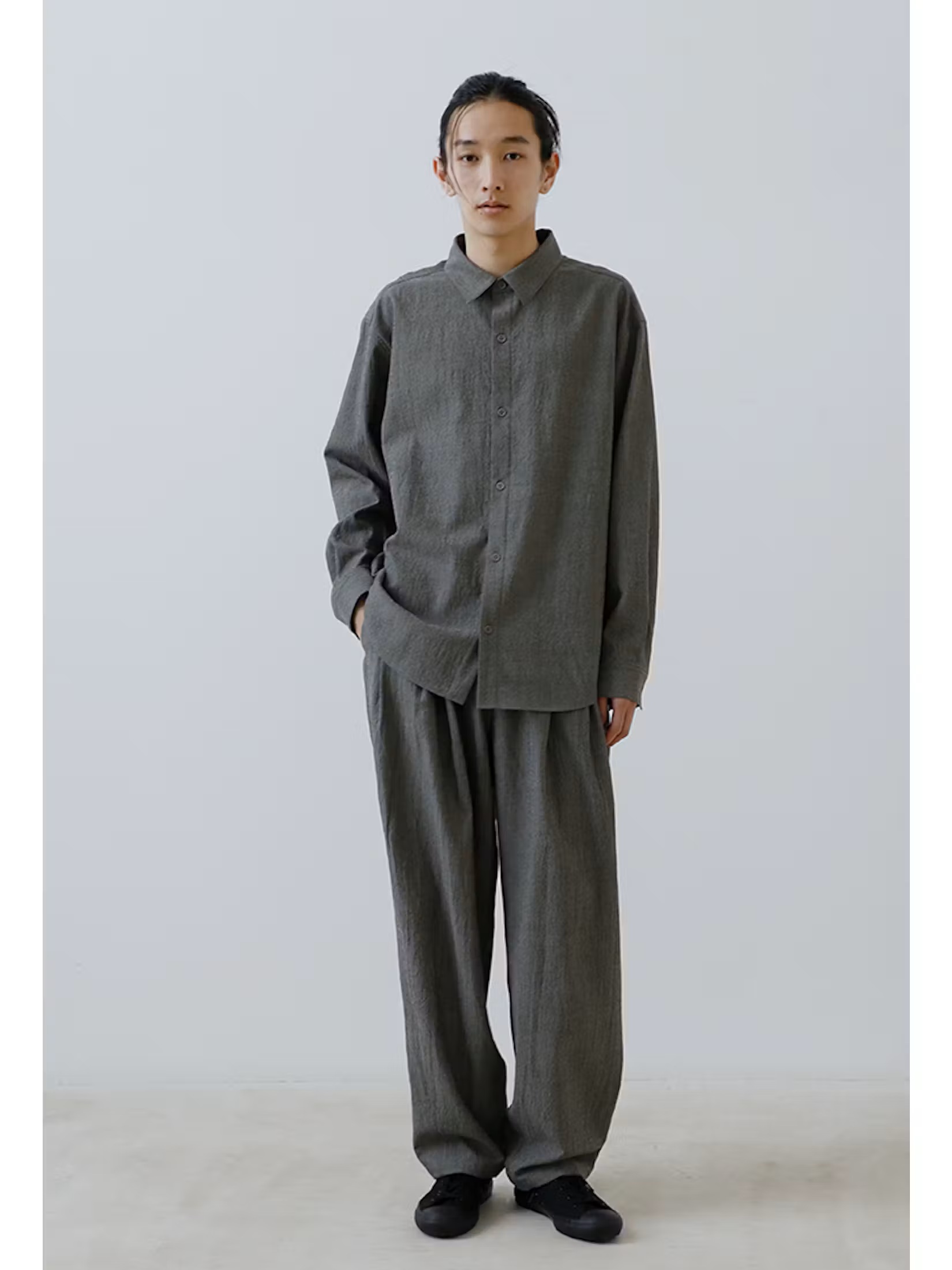 Evam Eva Textured Wool Shirt