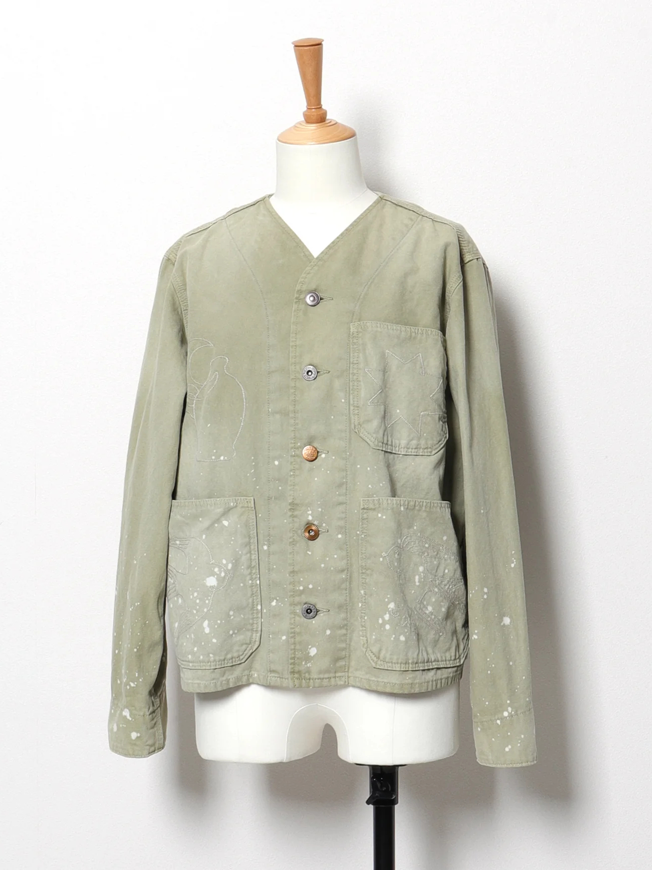 Nep Back Twill Coverall Jacket