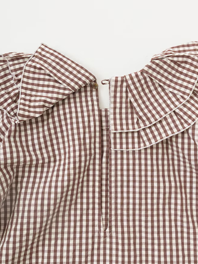 Veritecoeur Tuck Frill Pullover