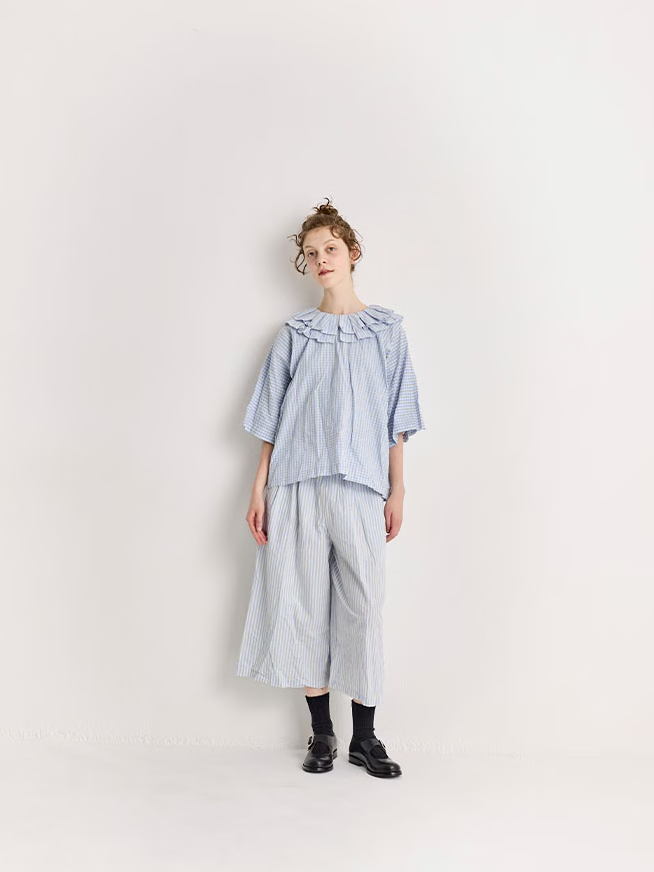 Veritecoeur Wide Cropped Pants